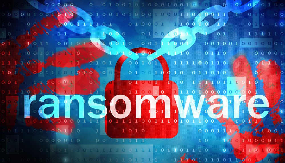 ransomware illustrative graphic