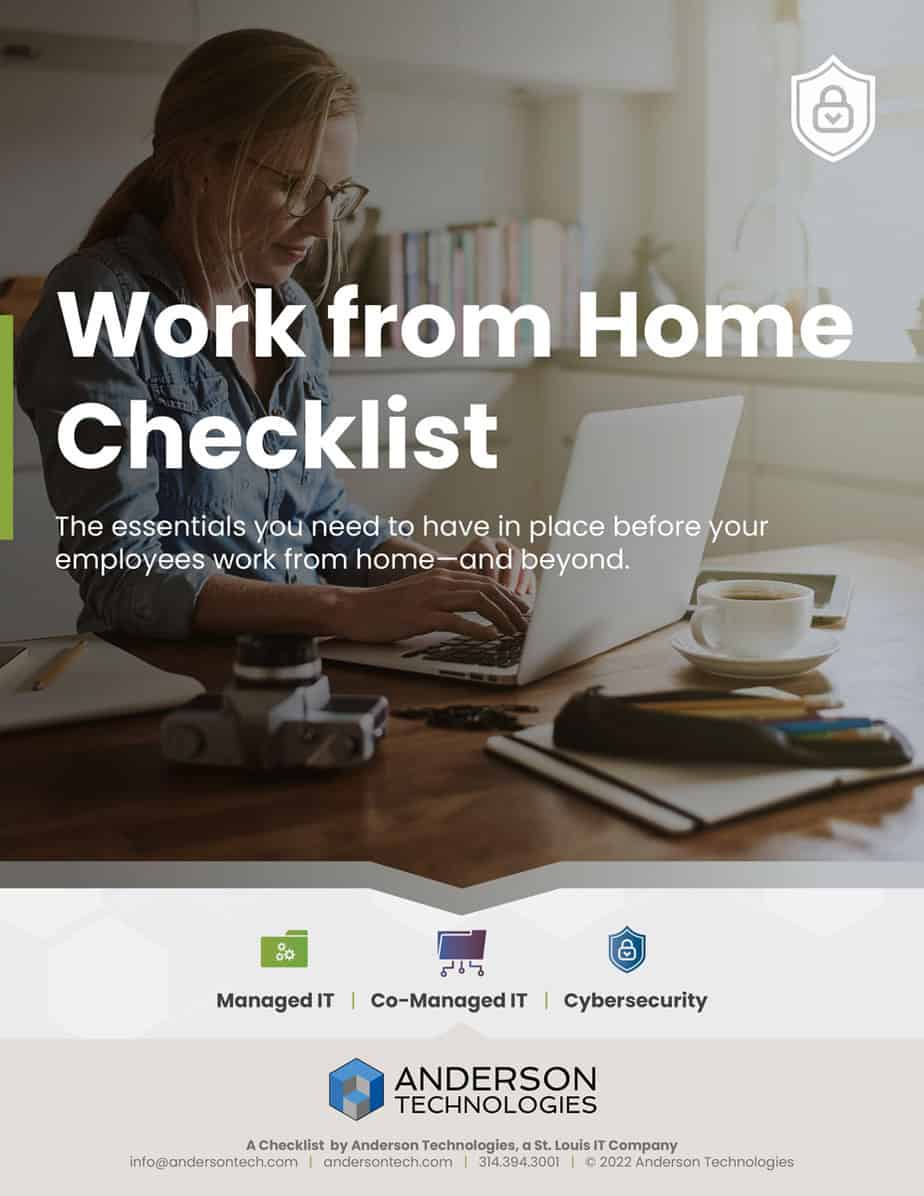 Work from Home checklsit ebook cover
